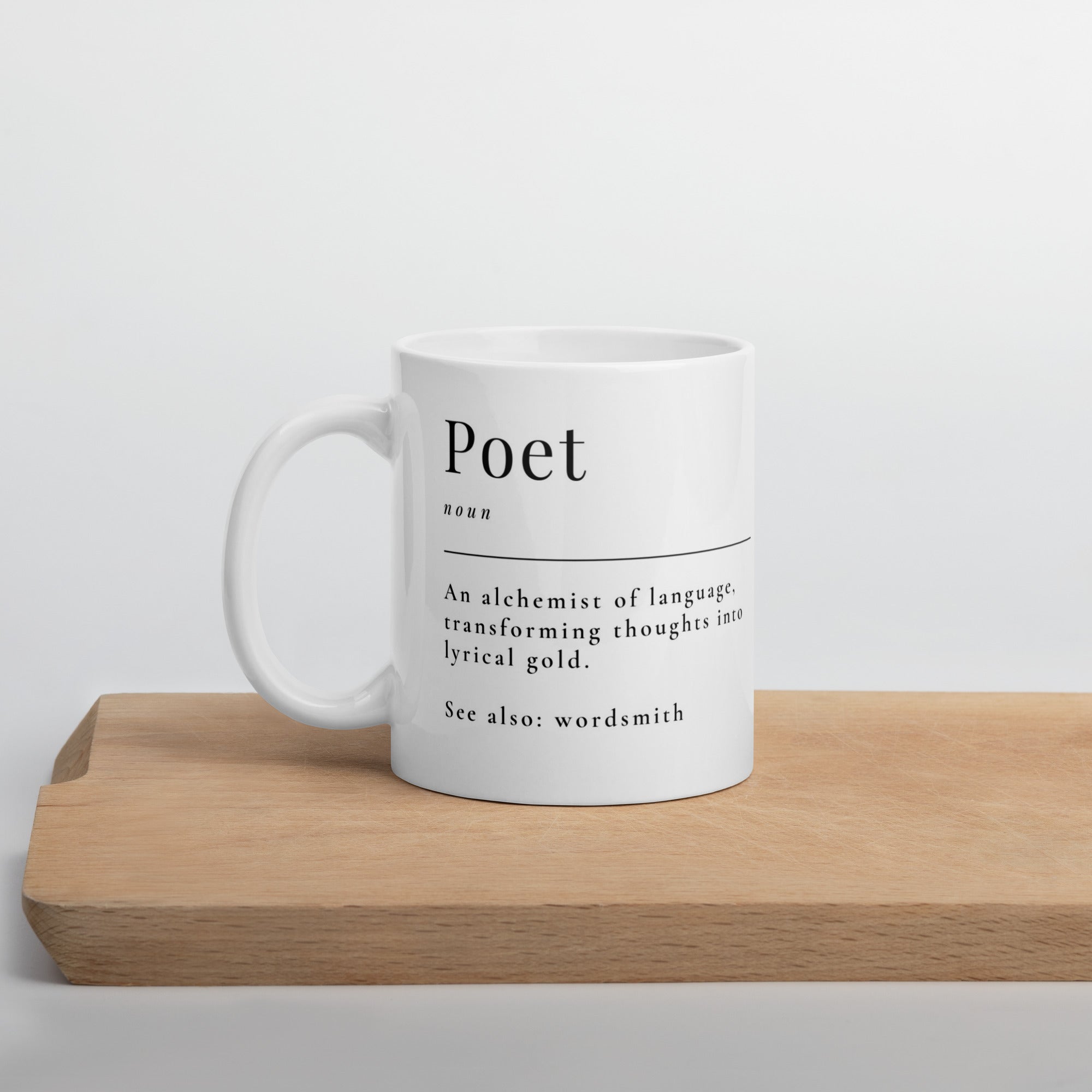 Poet Alchemist of Language: Glossy Mug